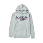 2024 Sam and Colby Logo Grey Hoodie