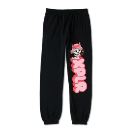 Devil V.3 Logo Black Joggers