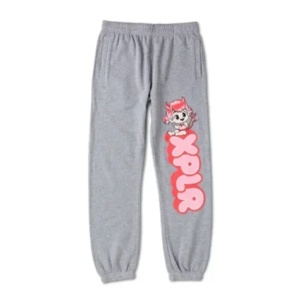 Devil V.3 Logo Grey Joggers