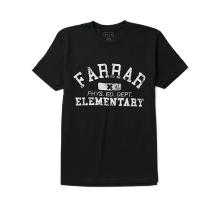 Farrar Phys Ed Black T-Shirt