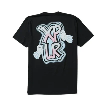 Ghost Graffiti Logo Black T-Shirt