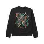 Grave X Logo Black Sweatshirt
