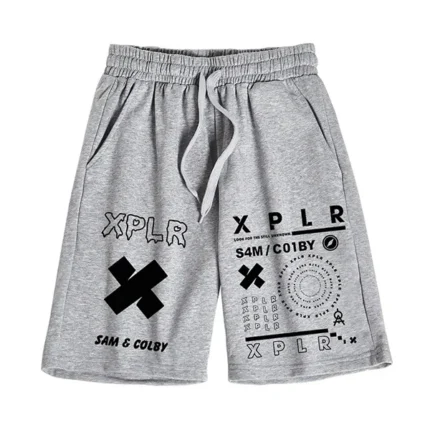 Chainlink Logo Grey Shorts