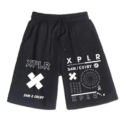 Chainlink Logo Black Shorts