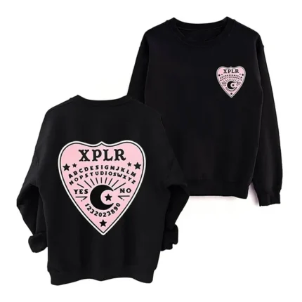 Harajuku Heard Logo Black Sweatshirt