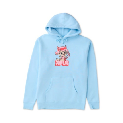 Xplr Merch Baby Devil V.3 Aqua Hoodie