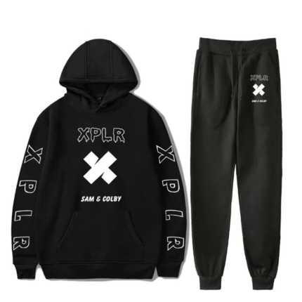 Xplr Merch Logo Sam and Colby Tracksuit