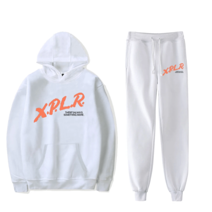 Xplr Merch Logo Sam White Tracksuit