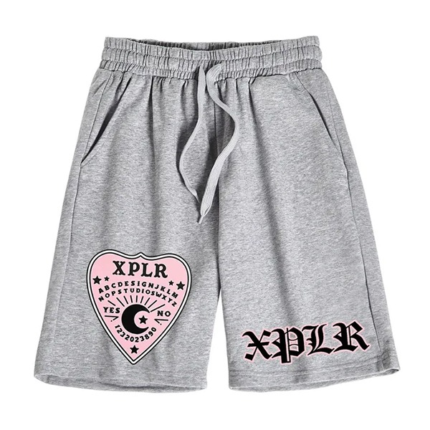 Xplr Merch Logo Planchette Grey Shorts